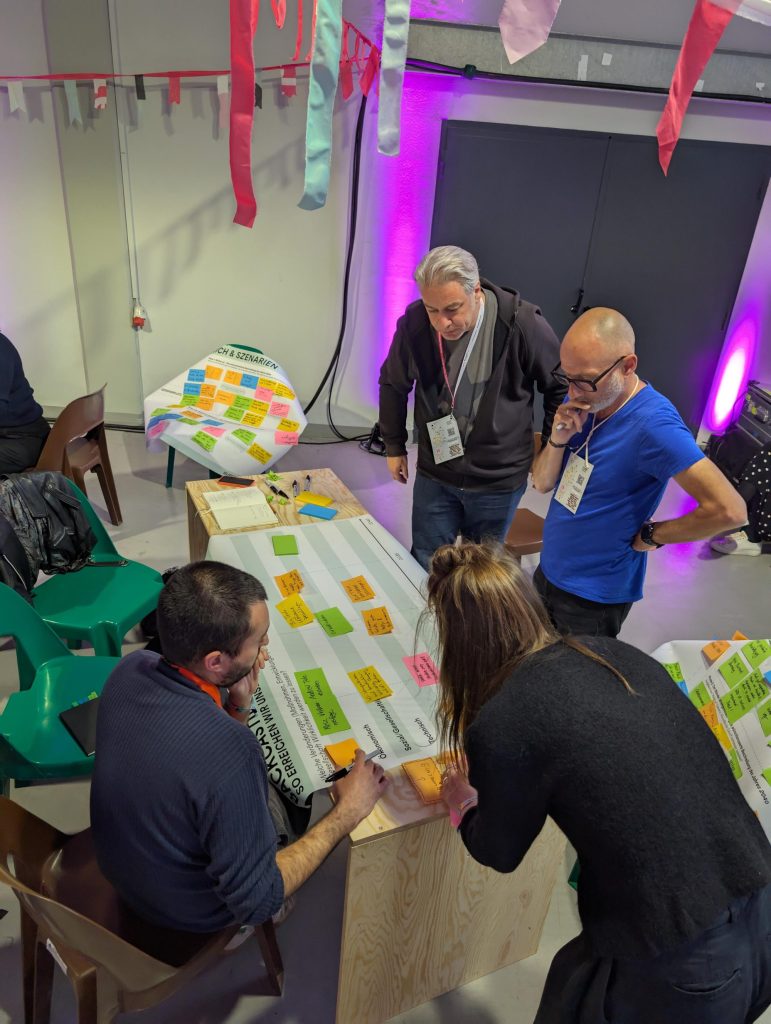 Gruppendiskussion im Workshop